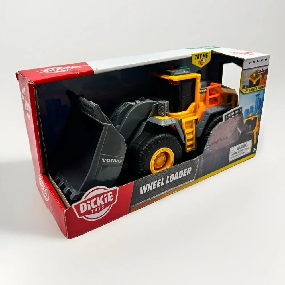 Dickie Toys Volvo Wheel Loader Light & Sound Construction Truck New